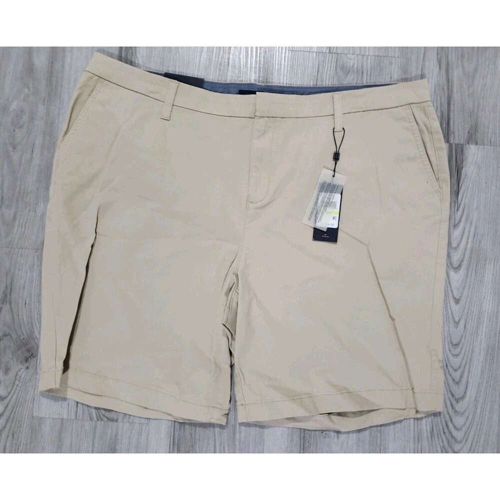 NWT Tommy Hilfiger Chino Shorts Women's Plus Size 18W Khaki Stretch Summer 9"